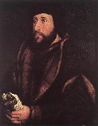 Portrait of a Man Holding Gloves and Letter sg, HOLBEIN, Hans the Younger